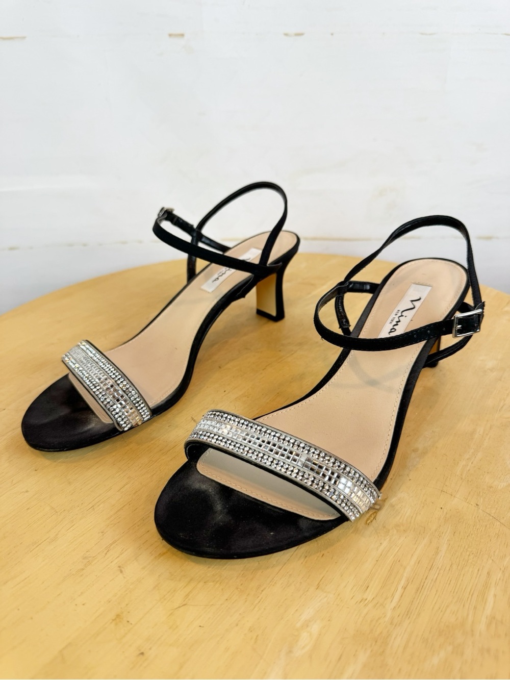Nina | Noela Rhinestone Kitten Heel, 10